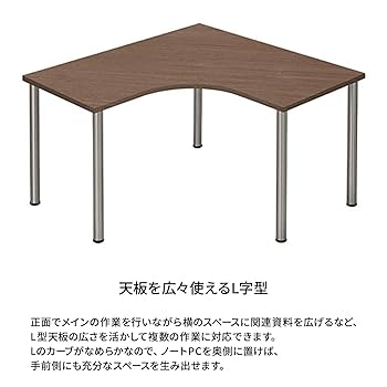 Amazon | プラス Garage D3 デスク 天板Lタイプ 木目